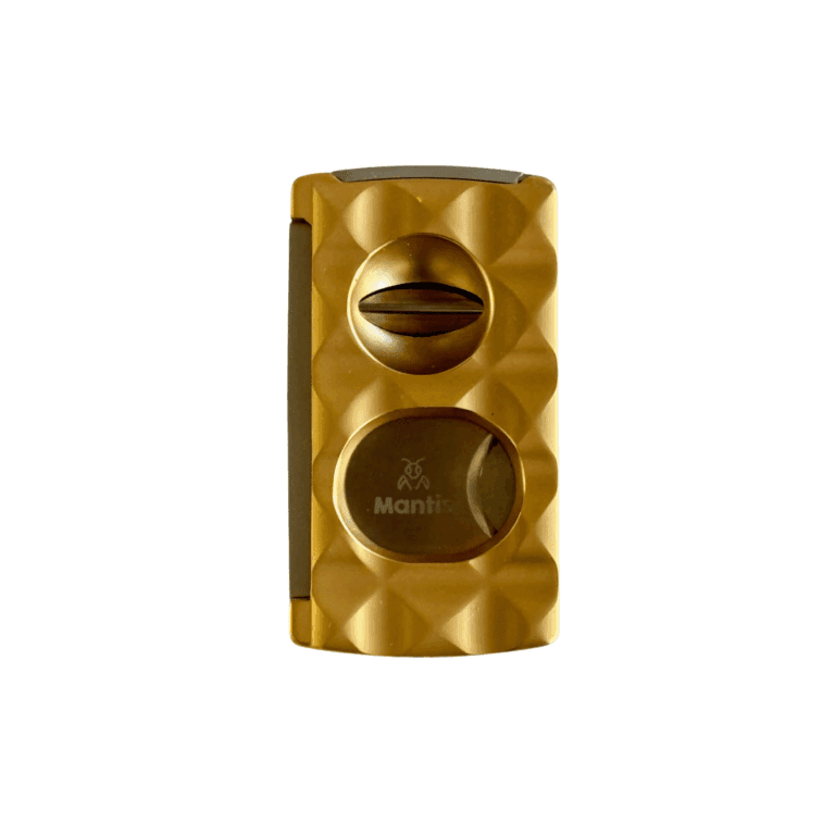 Mantis Universal Faceted Cigar Cutter in Gold