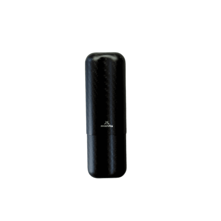 The Mantis Truecarbon 3K 2 Finger Cigar Case in Matte