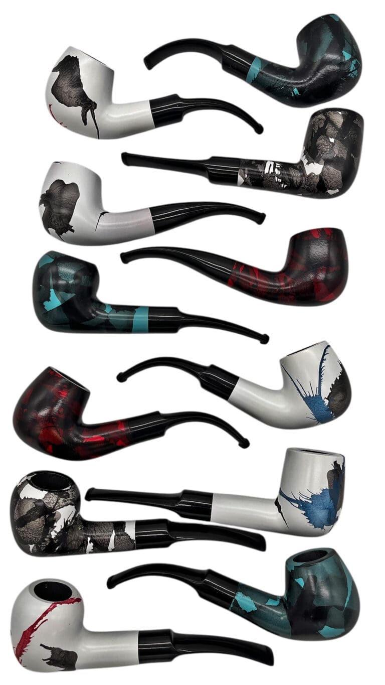 Pearwood Moss Art Pipes