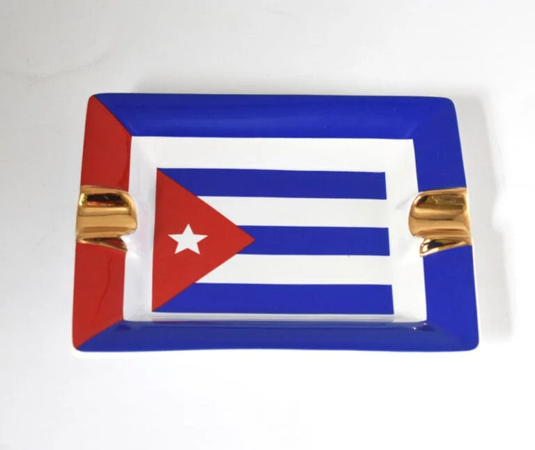 Cuban Flag ashtray