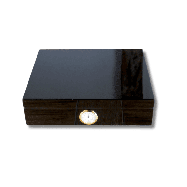 Atomic Black Gloss Humidor - 20 Cigar Capacity