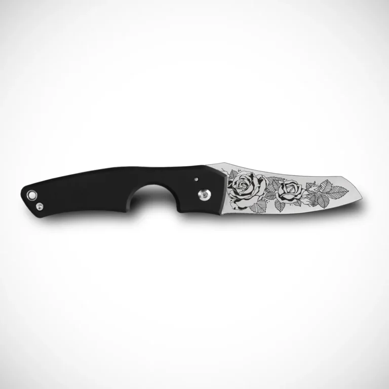 Les Fines Lames Ink Series Cigar Knife with Roses