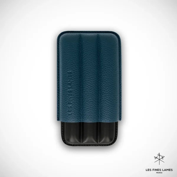 Les Fines Lames TRIO Blue Cigar Case
