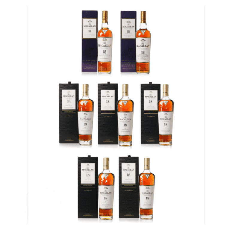 Macallan 18 Year old set of 7