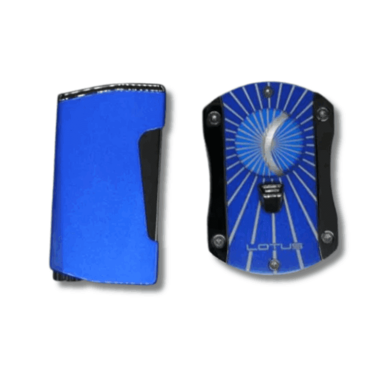 Lotus Chroma Cutter & Lighter Giftset in Blue
