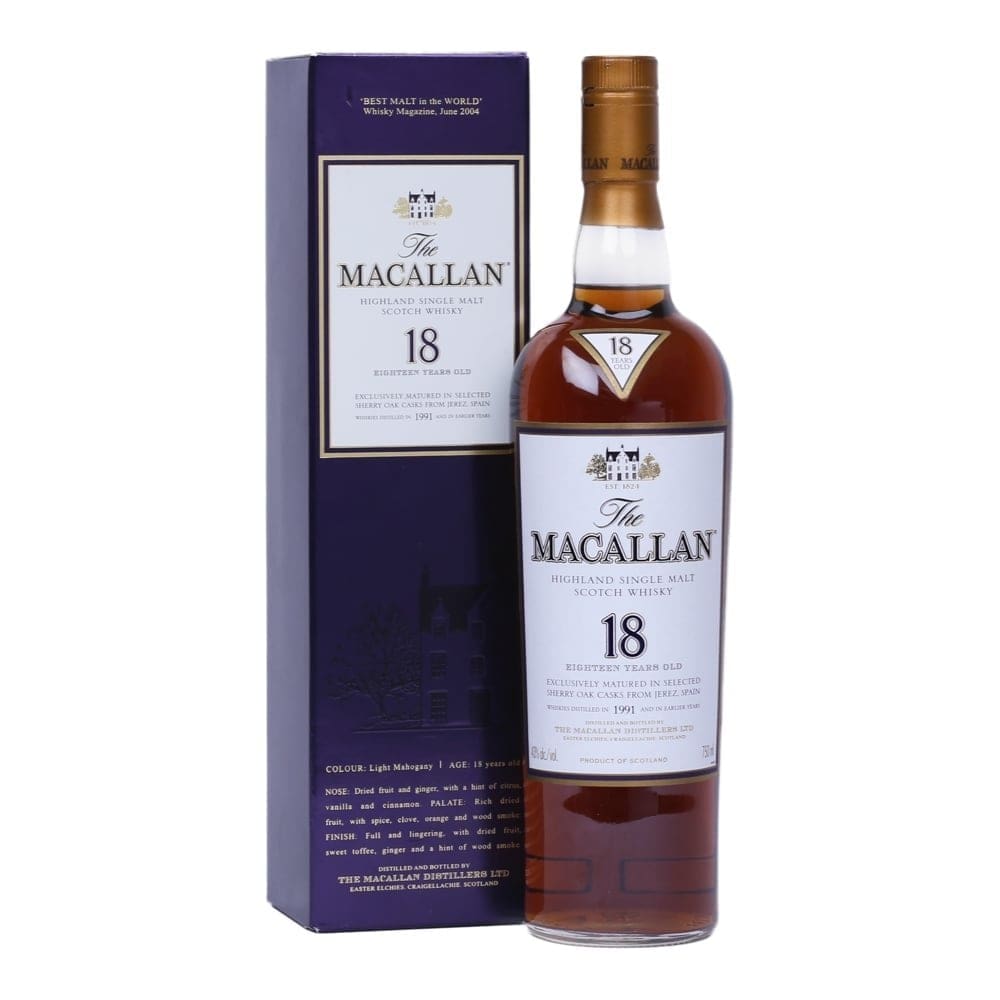 Macallan 18yo (1990-1997) Set 0f 8 Bottles - Robert Graham 1874