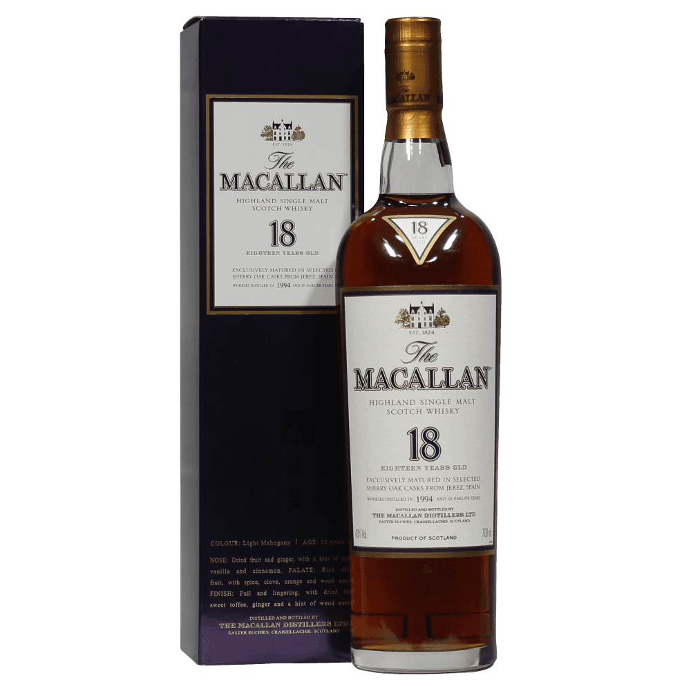 Macallan 18yo (1990-1997) Set 0f 8 Bottles - Robert Graham 1874
