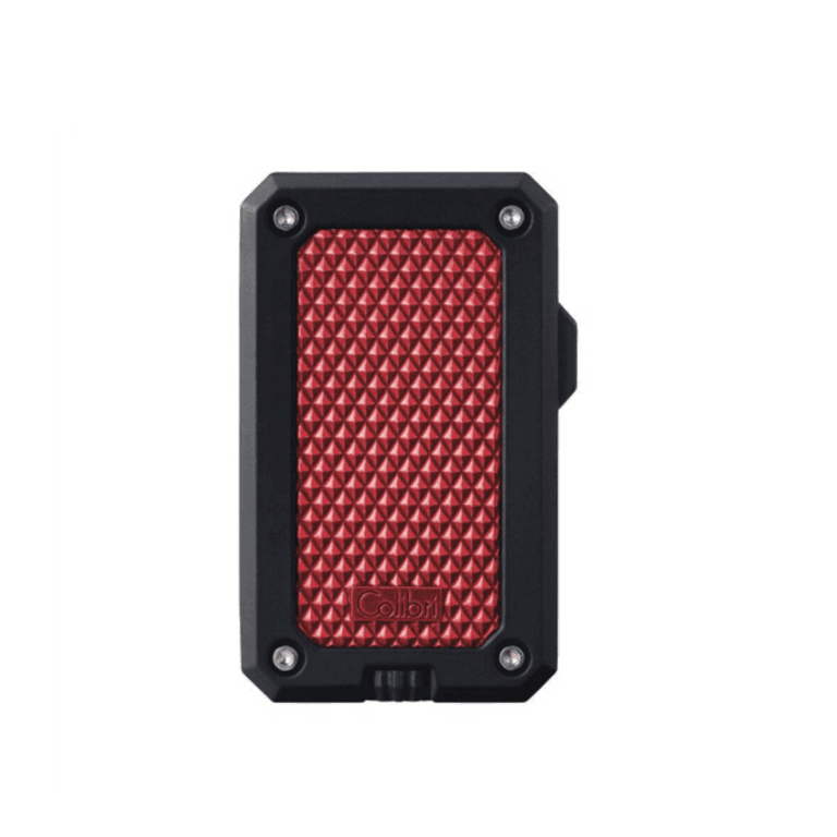 Colibri Rally Jet Flame Lighter in Black & Red