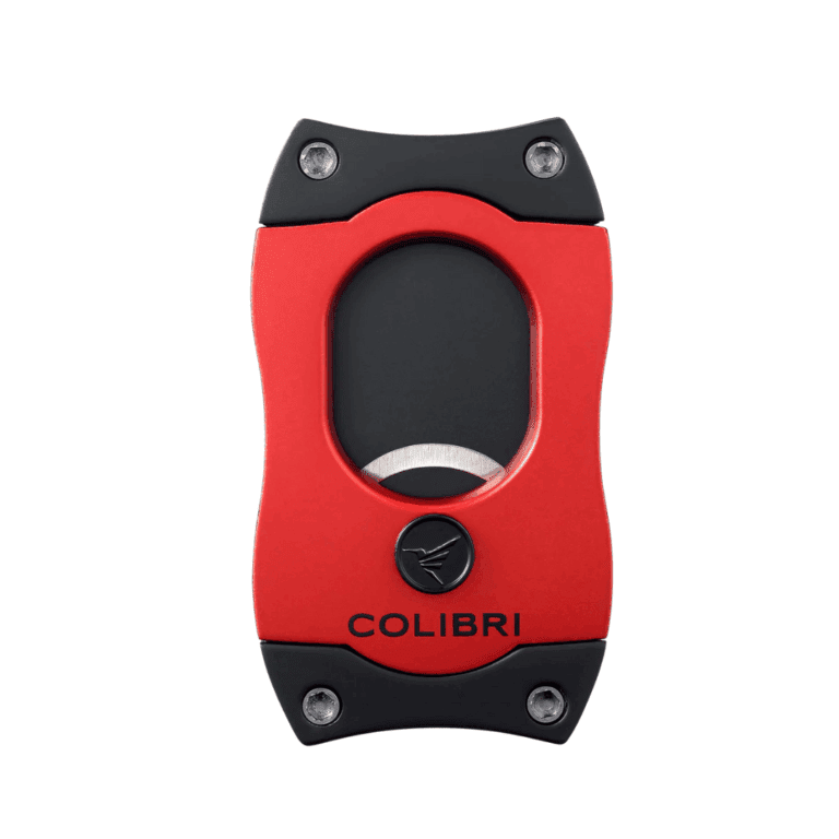 Colibri S-Cut Cigar Cutter in Red/Black