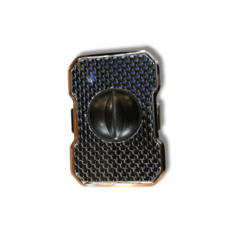 Honest Metal V cutter in Blue Carbon