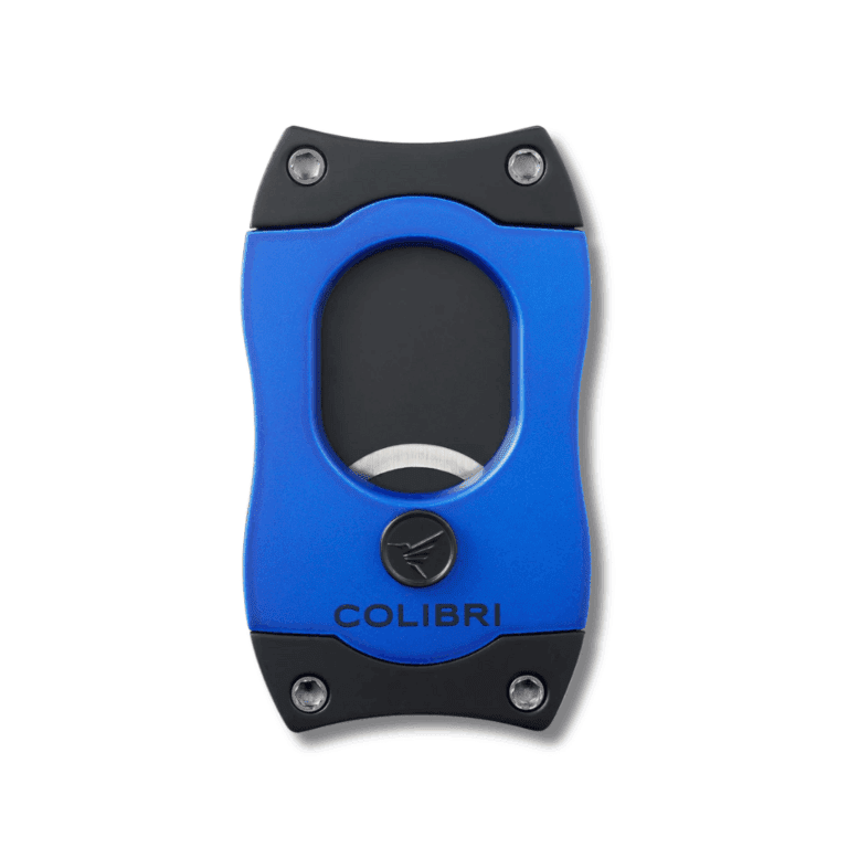 Colibri S-Cut Cigar Cutter in Blue/Black